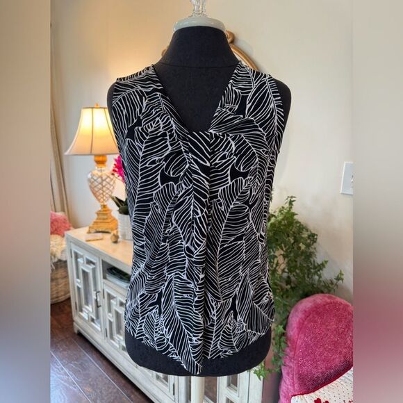 Black and white Worthington petite tank, size small - Picture 1 of 5